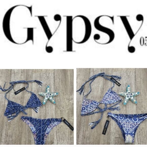 NWT Gypsy 05 Reversible Bathing Suit - Picture 1 of 7